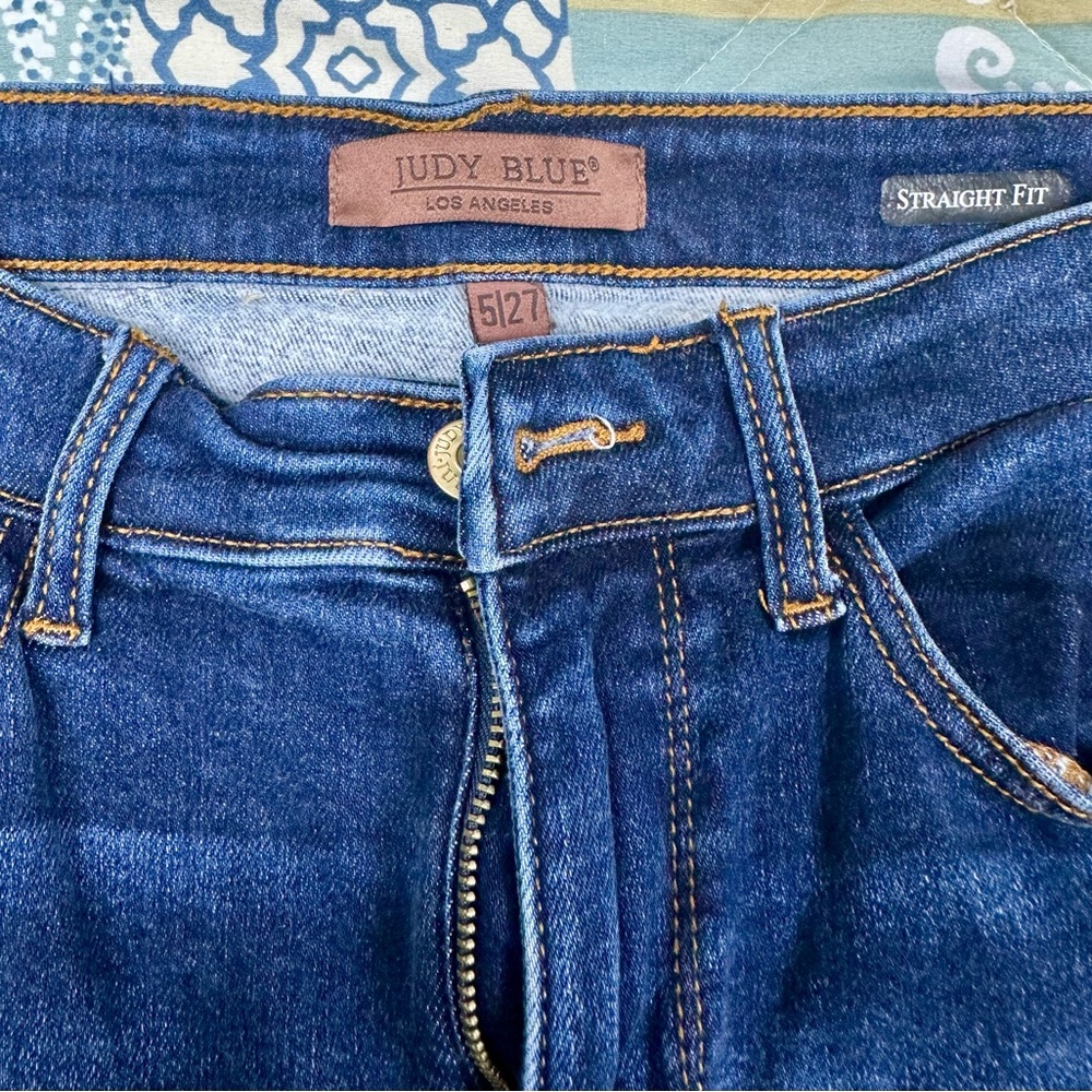 Judy Blue Deep Blue Straight Leg Jeans